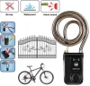 other motorcycle accessories sharing bike electronic padlock anti theft alarm cable lock for electric bicycle