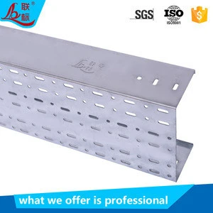 Outdoor easy installation straight sheet zinc plated cable protector cable trunking size wiring duct