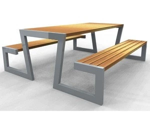 Outdoor Furniture Wood Picnic Table and Chairs