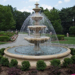 outdoor garden granite water fountain