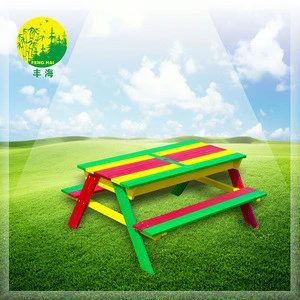 Outdoor Kids Wooden Sandpit With Benches