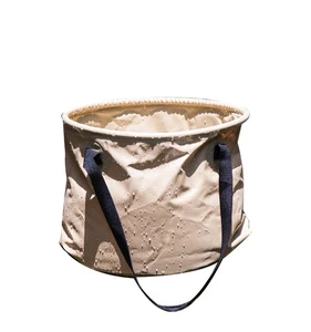outdoor plastic portable multi-purpose folding bucket