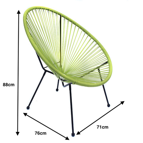 Buy Outdoor Plastic String Chair Rattan Furniture Garden Egg Sunchair ...