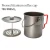 Import Outdoor portable Coffee cup with French Coffee Press  pure titanium Coffee cup from China