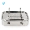 Outward Opening Stainless Steel Sanitary Square Man Hole Cover Tank Parts for Food Beverage Fields