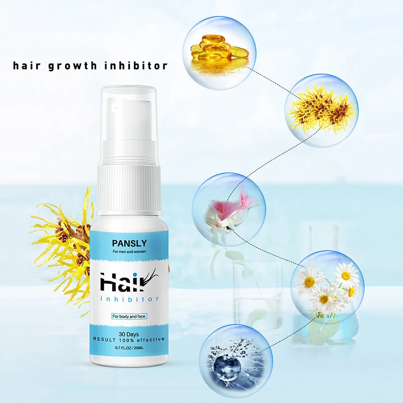 PANSLY Hair Growth Inhibitor Spray using after Hair Removal cream for Arm/Underarm/Legs/Mild Ingredient Hair growth prevention