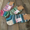 Parallel line leisure colour striped male hosiery 100% cotton Socks