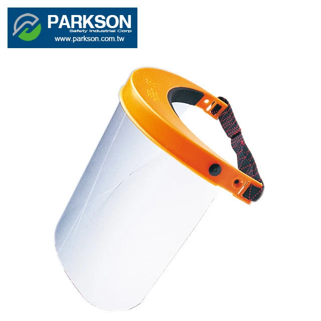 PARKSON SAFETY Taiwan Economic PE Shell Elastic Band Clear Face Shield Protection PC Visor CE EN166 FS-802