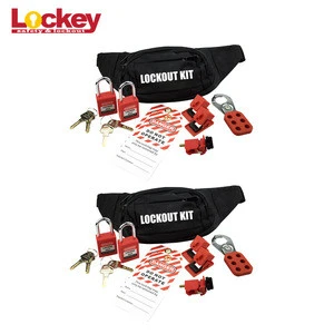 Personal Industrial Safety Electrical Lockout Pouch Tagout Waist Bag Kit