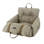 Pet beds wholesale luxury car dog bed travel portable seat cover booster waterproof adjustable pet car seat with safety belt