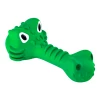 Pet products new Amazon hot style chirping alligator dog toy rubber molar teeth cleaning stick dog toothbrush