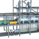 PET STAPLE FIBER MAKING MACHINES/RECYCLED POLYESTER STAPLE FIBER PRODUCTION LINE