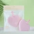 Import Pink soft facial cleaning cotton sponge reusable flocking make-up remover pads from China