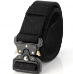 Plastic Big  Buckle  Nylon Webbing Men  Belt Military  Web  Belt For Men