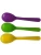 Import plastic cutlery food grade BPA FREE fashionable colorful tea milk pp plastic spoons from China