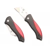 Plastic handle Box Cutter Folding Pocket Carton Cutter Folding Pocket Utility Knife Safety Box Cutter Knife with 5 extra blades