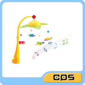 plastic music mobiles with projector baby musical hanging toys