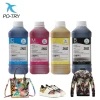 PO-TRY Wholesale Price Leather Product Printer Ink 1L CMYK Color Eco-friendly Solvent Leather Ink