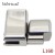 popular 316L Stainless Steel silver/matt silver Laser Logo Flat Magnetic Clasp 12x6mm with srews to fix the leather cord