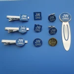 Popular customized JW.ORG tie clip cufflink and lapel pins