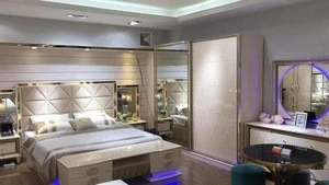 Popular modern simple style hotel suit furniture bedroom set  for bedroom furniture