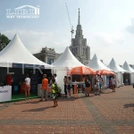 Pormational 5x5m White PVC Pagoda Tent For Event Tent