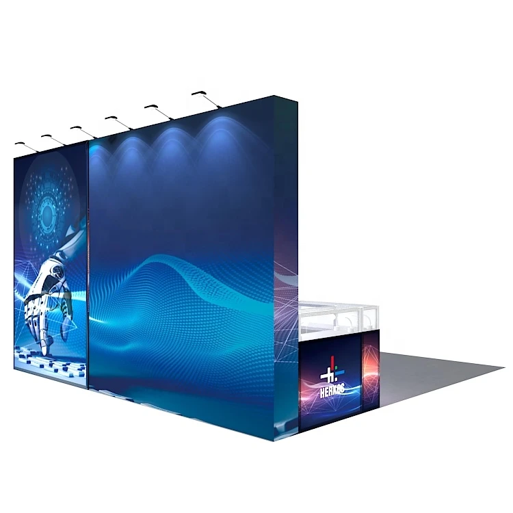 Portable Modular Trade Show Eye-catching New Design LED Customized Exhibitions Stands