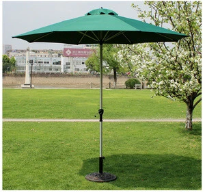 portable outdoor colorful fashion garden plastic parts with base patio umbrella/