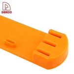 PP Material Orange Color 3Pcs Knife Block