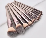 Private label makeup brush 10pcs Cosmetic Brush with Gift Case Powder brush