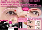 Professional Invisible Double Eyelid Gel Cream Big Eye Transparent Eyelid Sticker Super Stretch Long lasting Makeup Tools