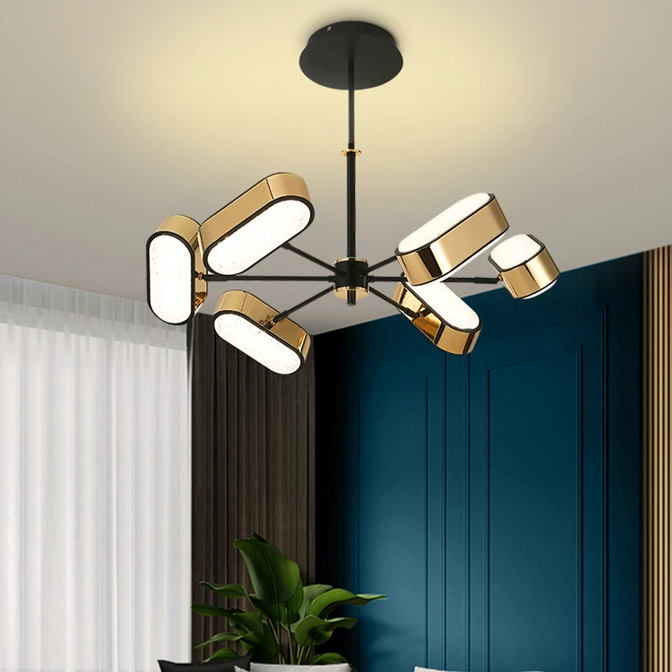 Professional Quality Living Room Bedroom Contemporary Iron Aluminum Led Pendant Light