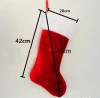 Professional Supplier New Pattern Christmas Plush Stockings Christmas Decorations