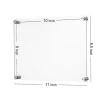 promotional high transparent clear wall mount acrylic photo frame