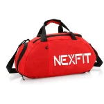 Promotional Nylon Custom Logo Travel Backpack Duffel Sports Gym Bag