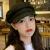 Import Promotional Wholesale High Quality Custom Logo korea sweety fashion comfortable  beret hat from China