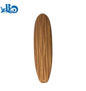 PU Core Fiberglass Wooden Surfboard in Surfing