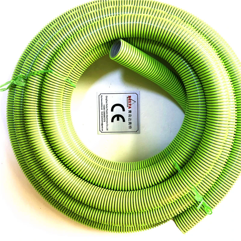 PVC fiber cord Vacuum cleaner steel wire reinforcement hose duct production line making machine