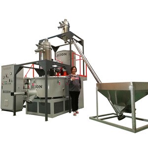 PVC high-speed mixer system hot and cool mixers for plastic powder and pigment