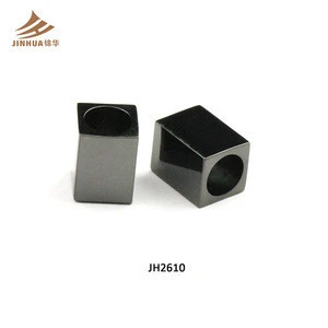 Quadrate Bead Round Hole Hardware Bead For Bags