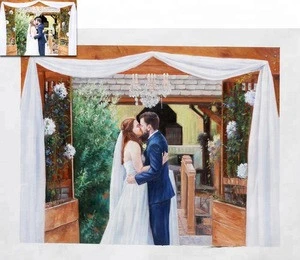 Quality Wedding Portrait Oil Painting From Photo