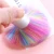 Import Rainbow Hair Powder Paint Nail Tool Short Handle Nail Cleaning Nail Art Dust Clean Brush from China