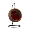 Rattan Wicker Round Egg Nest Swing Hanging Swing Chair, Egg Swing