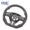 Real  Carbon Fiber Steering Wheel Compatible With Infiniti Q50 2014- Without Button OHC Motors BMW