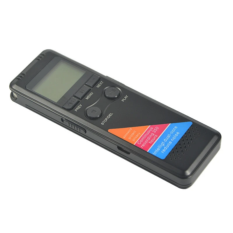 Rechargeable 350hours long time  Audio Recorder MP3 Player Voice Control Digital Voice Recorder for Meetings