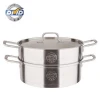 Rectangular steamer Double Layer Multi Stainless Steel Food Steamer pot