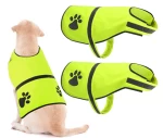 Reflective Dog Protector Led Safety Harness Hunting Walking Fluorescent Orange Adjustable Vest 100% Polyester