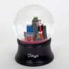 Resin Crafts Japan Souvenirs Lighting Snow Globe 100mm  Tourist Souvenirs Lighted Snowdome With Replaceable Battery