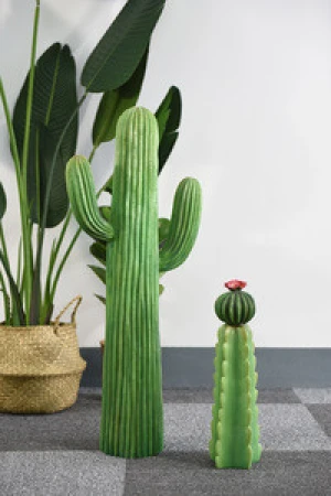 Resin Naturally Green Cactus Garden Artificial Outdoor Plants