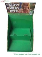 Retail promotional cardboard display / Tabletop cardboard counter display stands/ Cardboard PDQ
